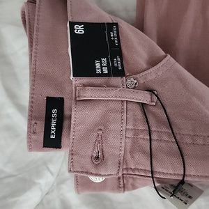 Express Skinny Mid Rose Jeans